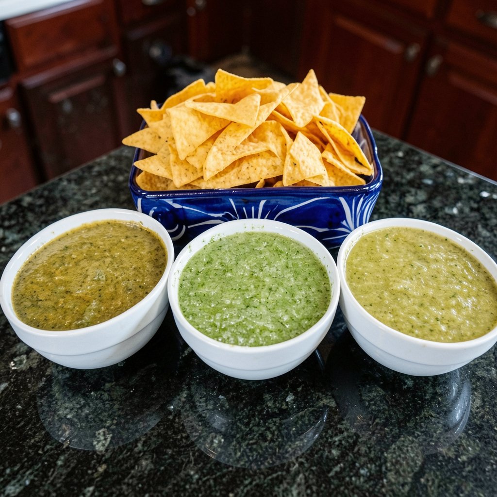 Salsa Verde (Boiled and Roasted)