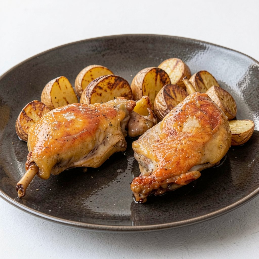 Classic Confit Duck Legs with Roasted Potatoes