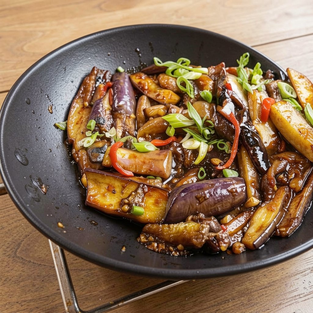 Chinese Stir-Fried Eggplant