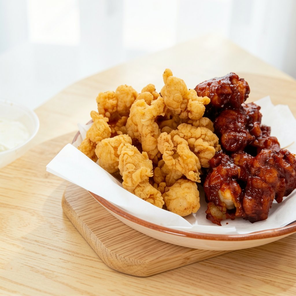 Quick Korean Fried Chicken