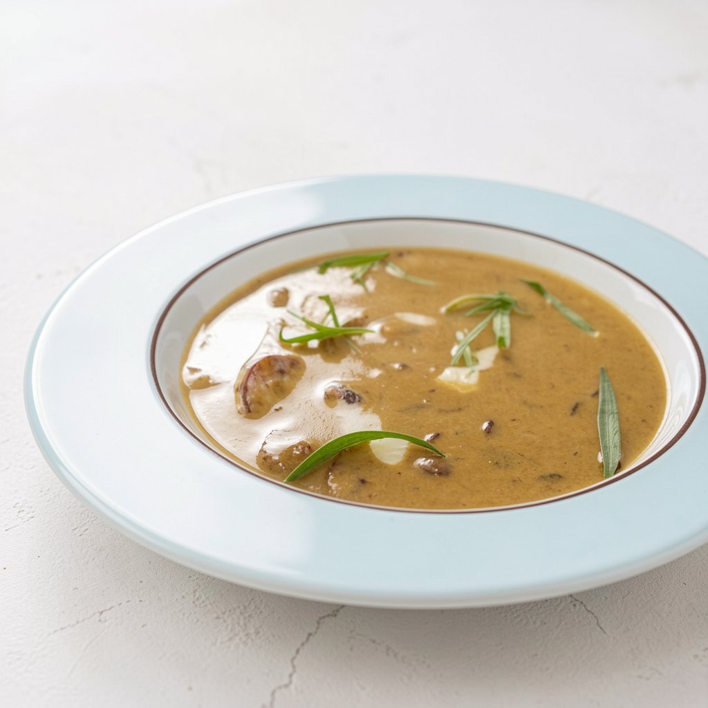 Fancy Cream of Mushroom Soup