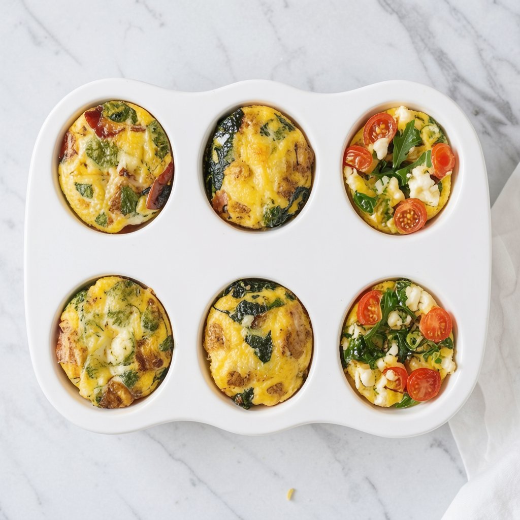 Easy Egg Muffins (3 Ways)