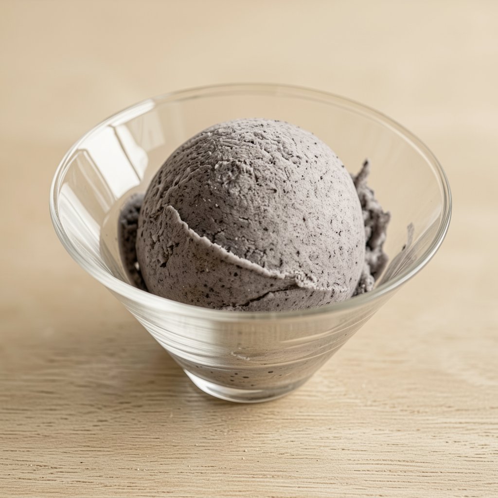 Black Sesame Ice Cream