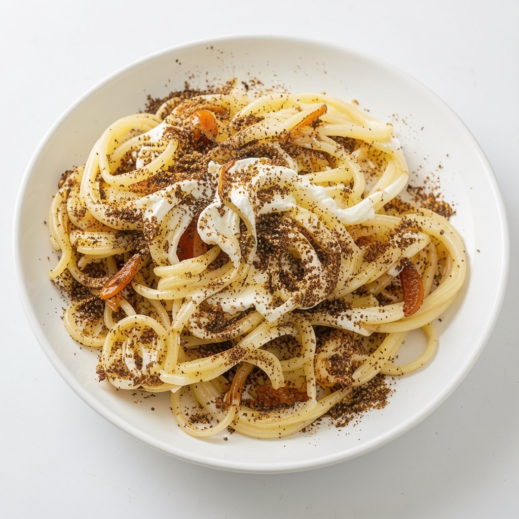 Za’atar and Labneh Spaghetti