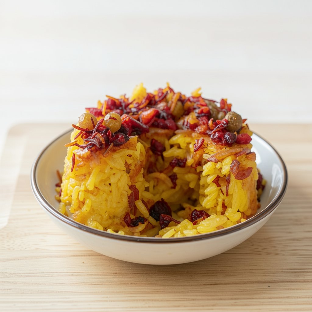 Crispy Saffron Rice (Tachin)