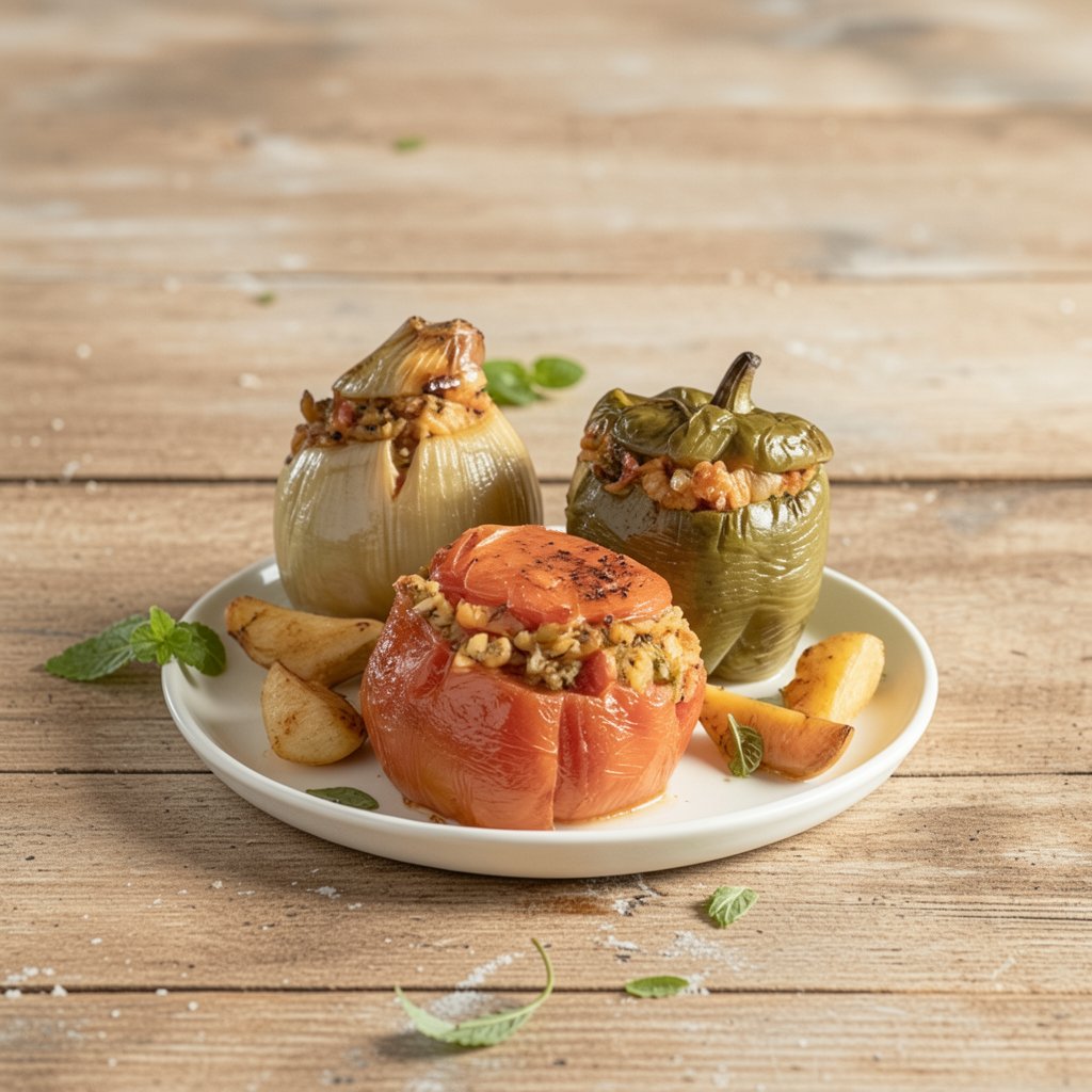 Greek Stuffed Vegetables - Gemista