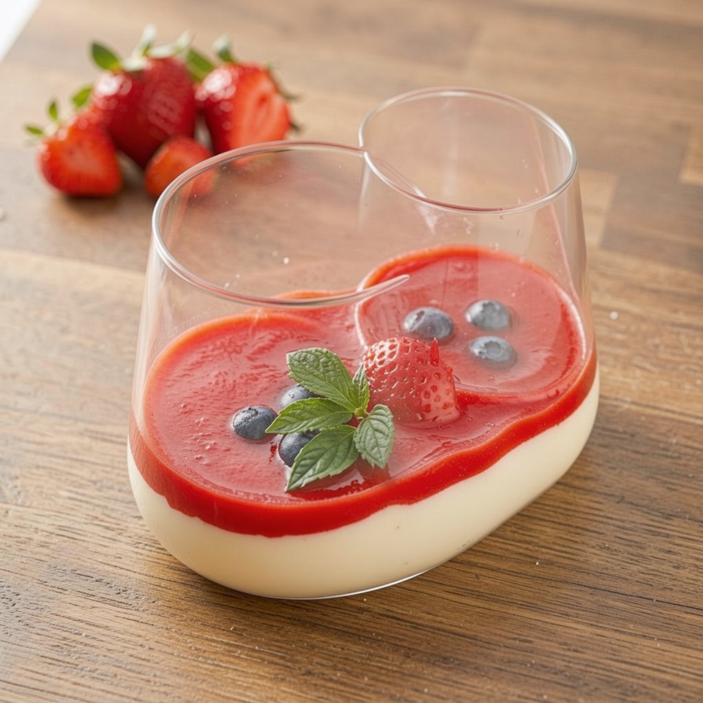 Strawberry Panna Cotta