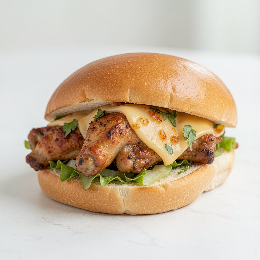 Hot Honey Roasted Chicken Thigh Sliders