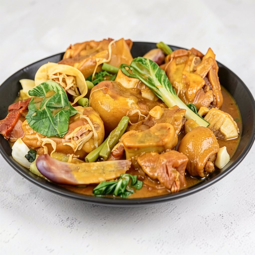 Filipino Pork Pata Kare-Kare