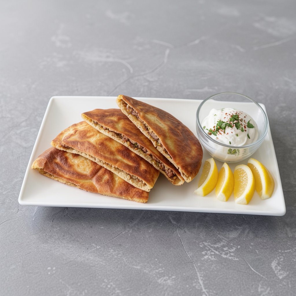 Arayes (Lebanese Crispy Stuffed Pita)