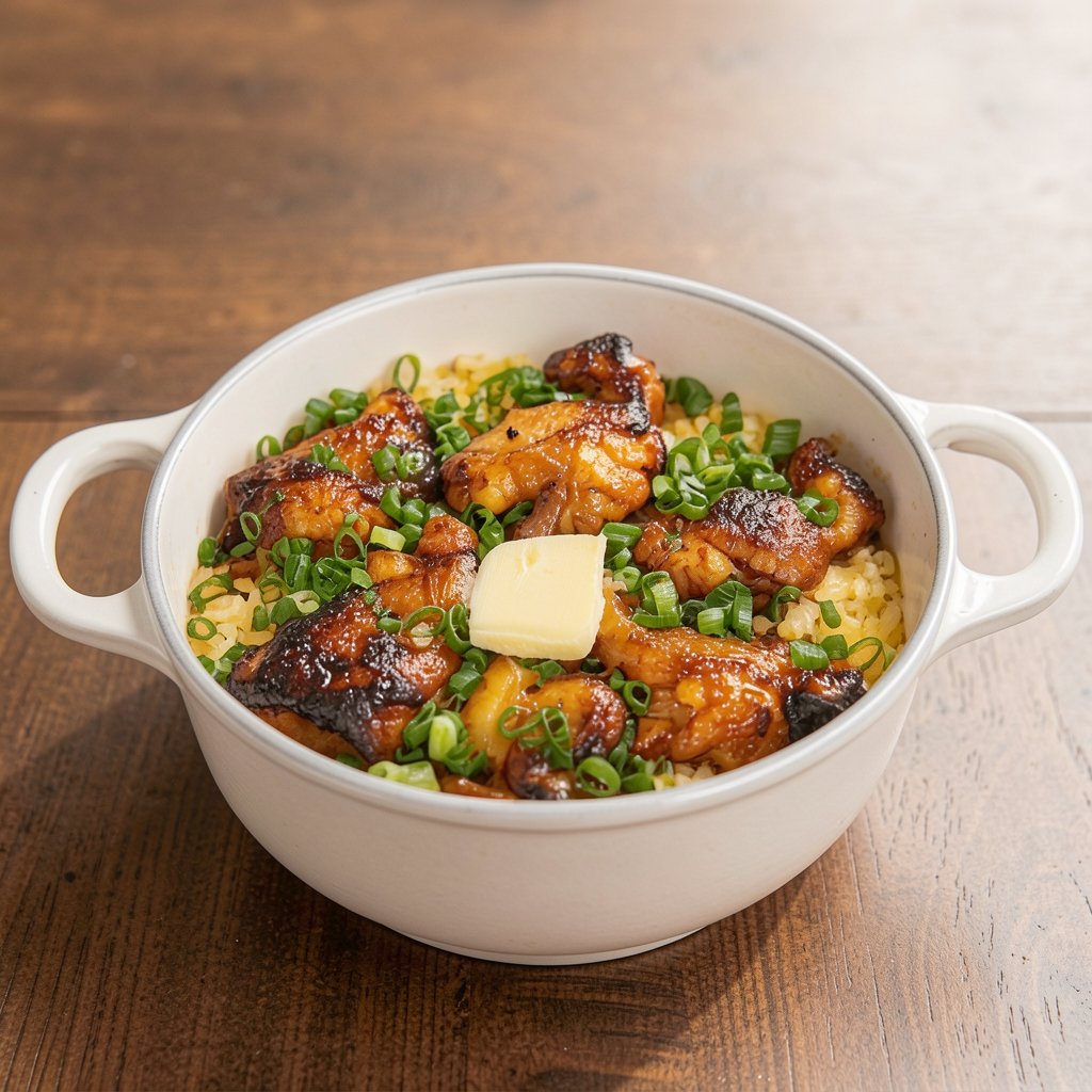 Korean Chicken Pot Rice (Sotbap)