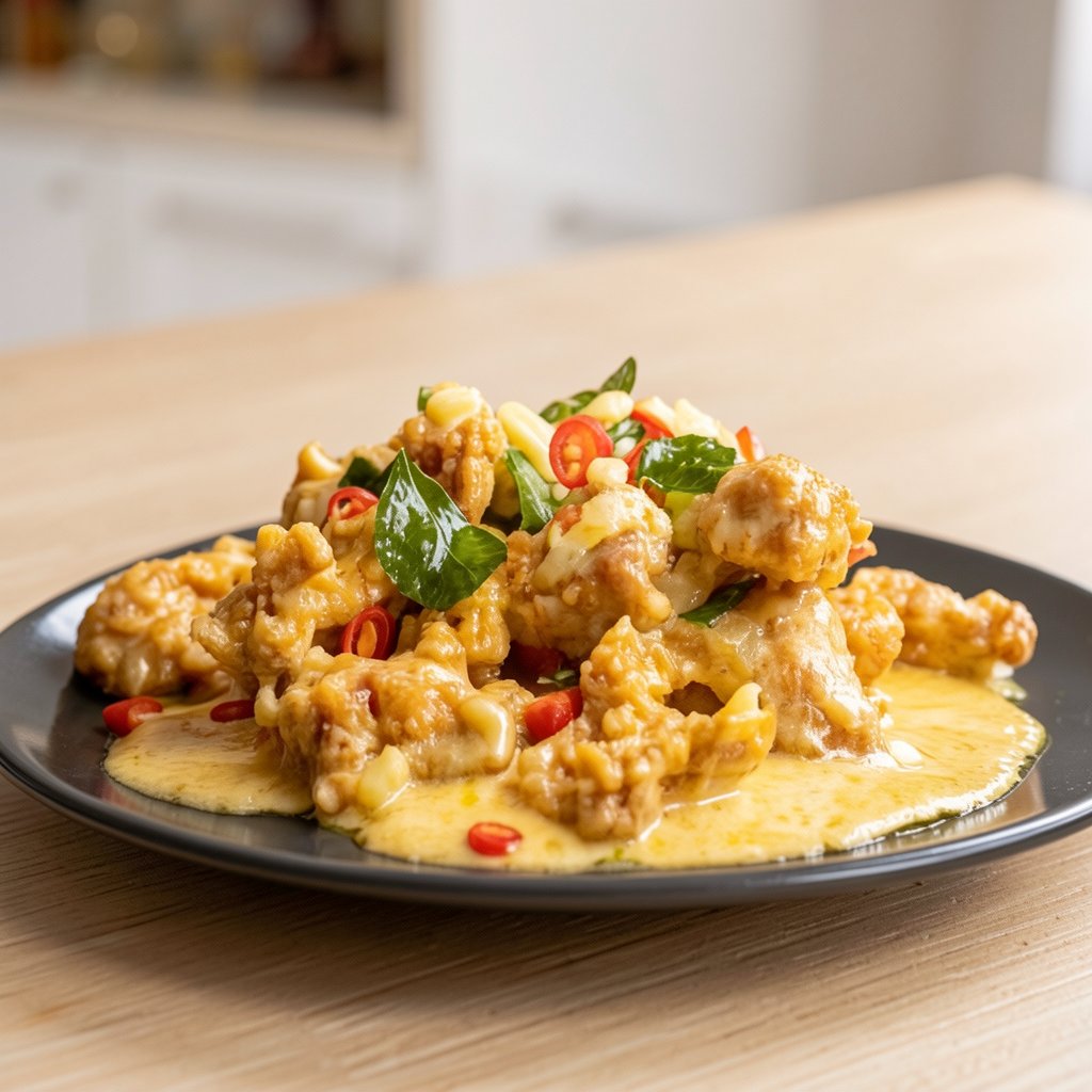 Salted Egg Yolk Fried Chicken
