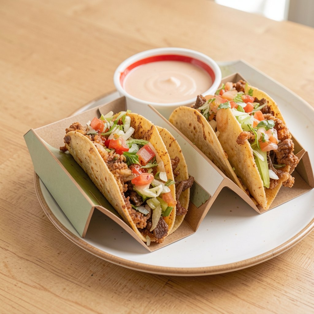 Crispy Fried Beef Tacos