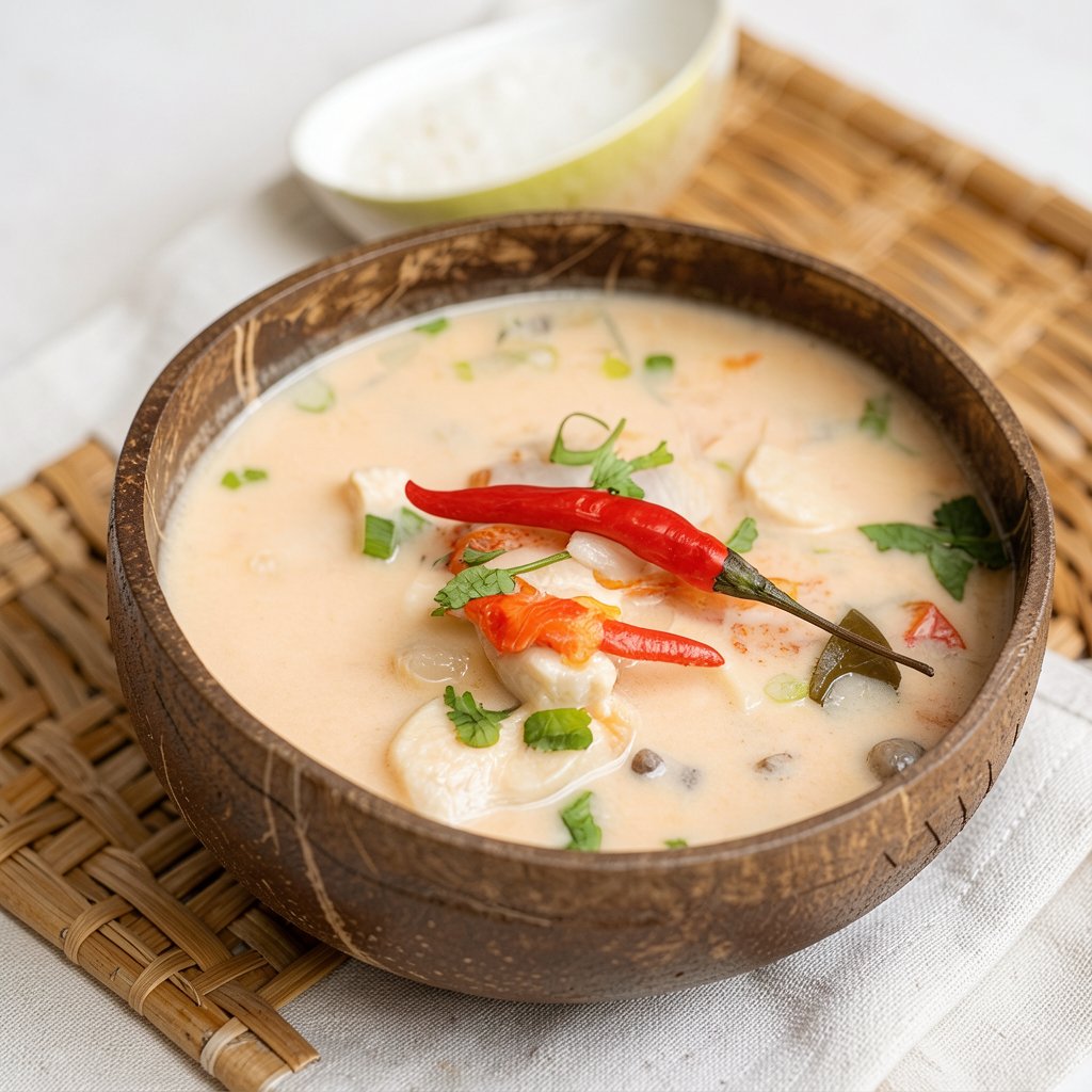 Tom Kha Gai (Thai Coconut Chicken Soup)