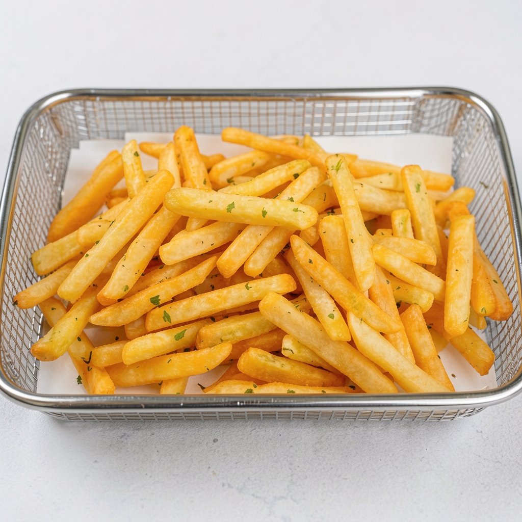 Crispy Cheese and Coriander Fries