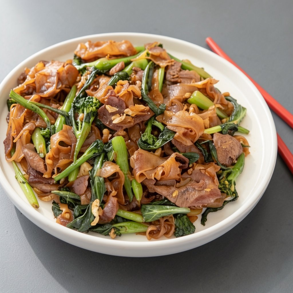 Pad See Ew (Thai Stir-fried Rice Noodles with Broccoli)