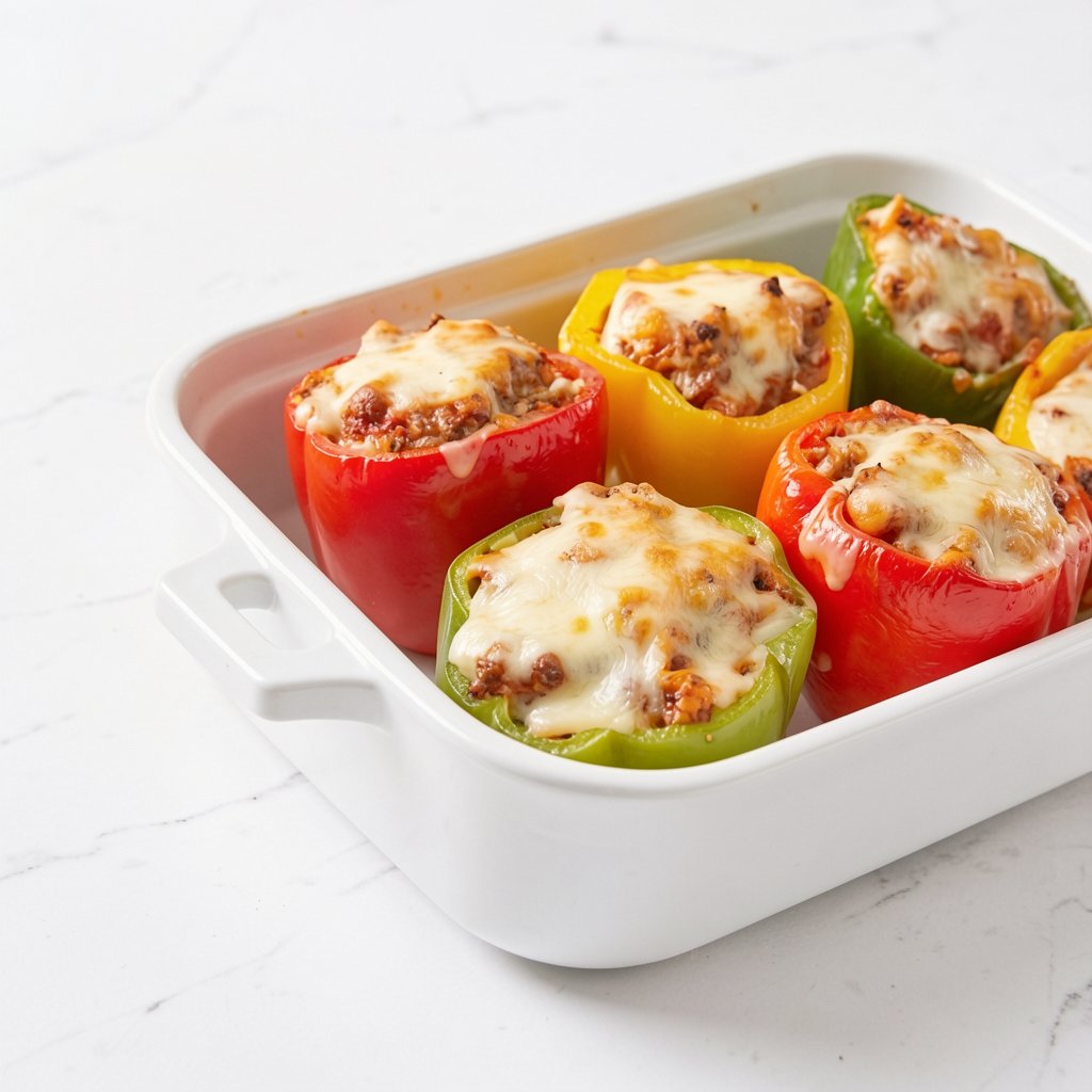 Cheesy Stuffed Bell Peppers