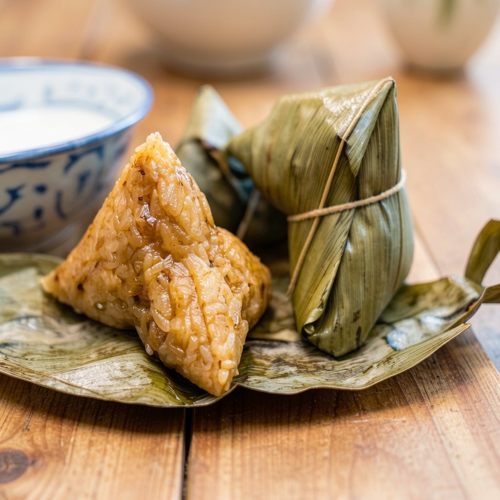 Easy Chinese Rice Dumpling Zongzi Recipe