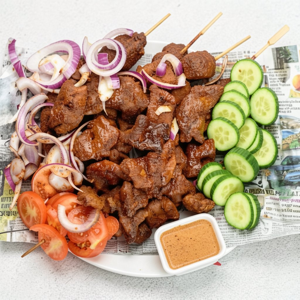 Spicy Beef Suya Skewers