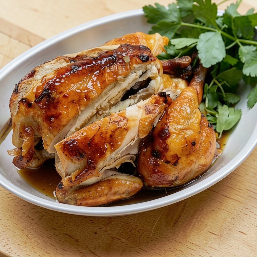 Roasted Chicken with Pan Sauce