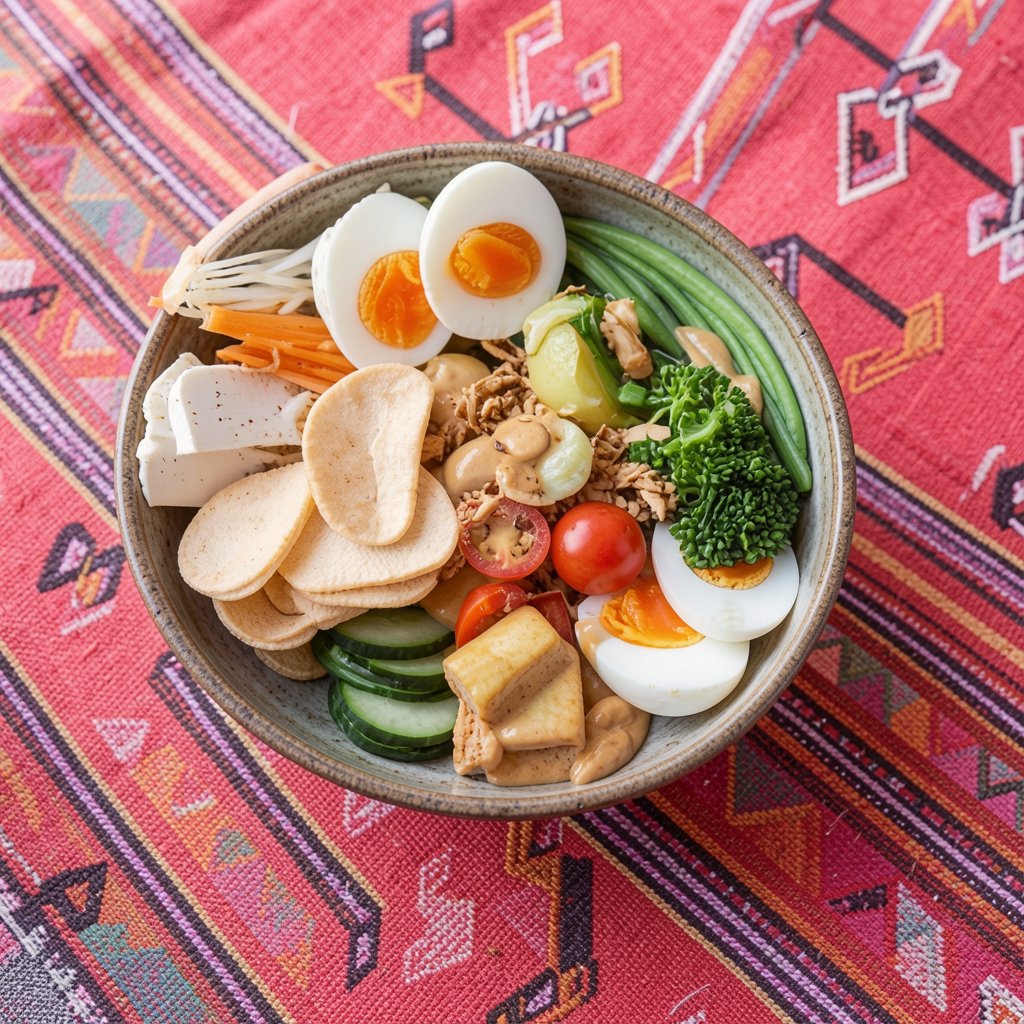 Gado-Gado Salad with Peanut Sauce