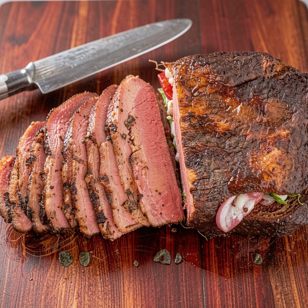 Pastrami Brisket and Texas Reuben Sandwich