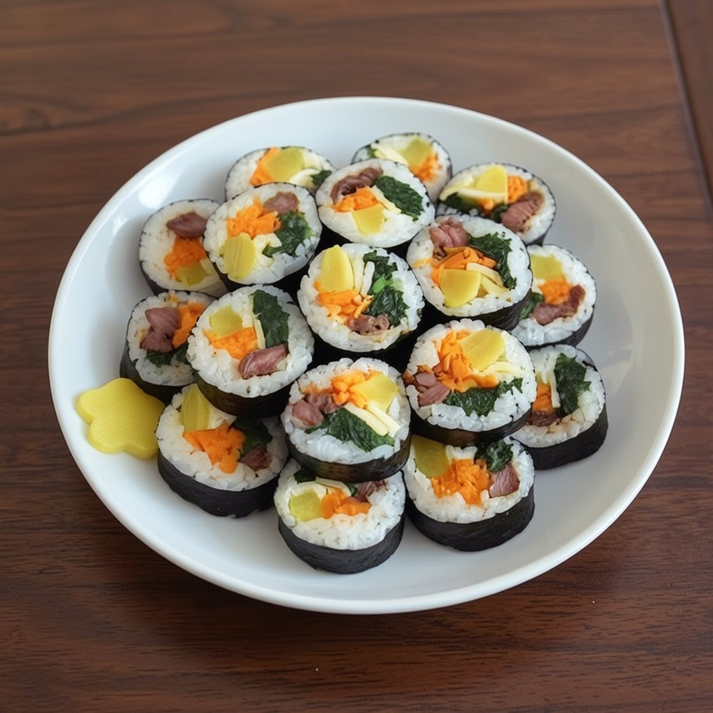 Authentic Gimbap (Korean Seaweed Rice Rolls)
