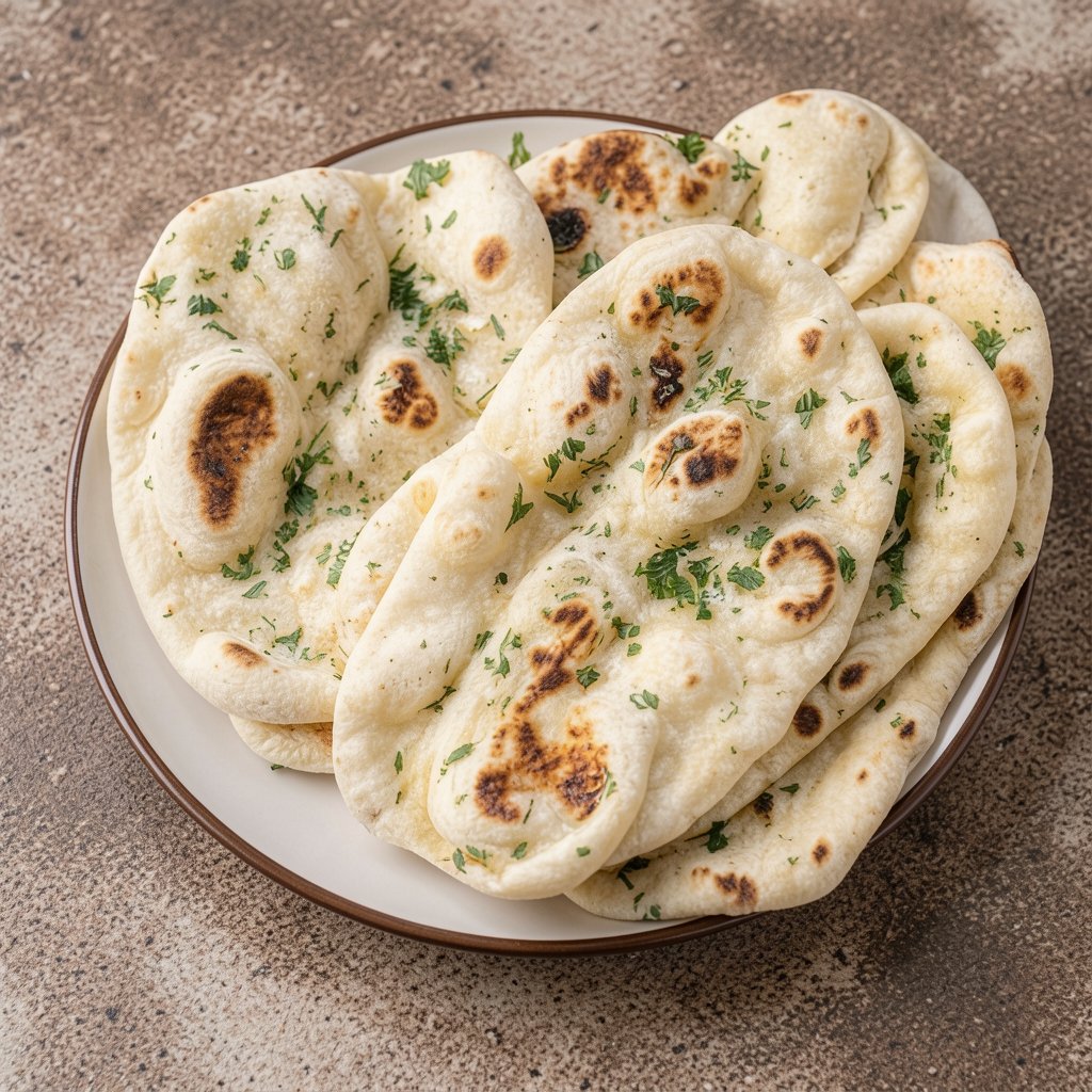 Homemade Vegan Naan