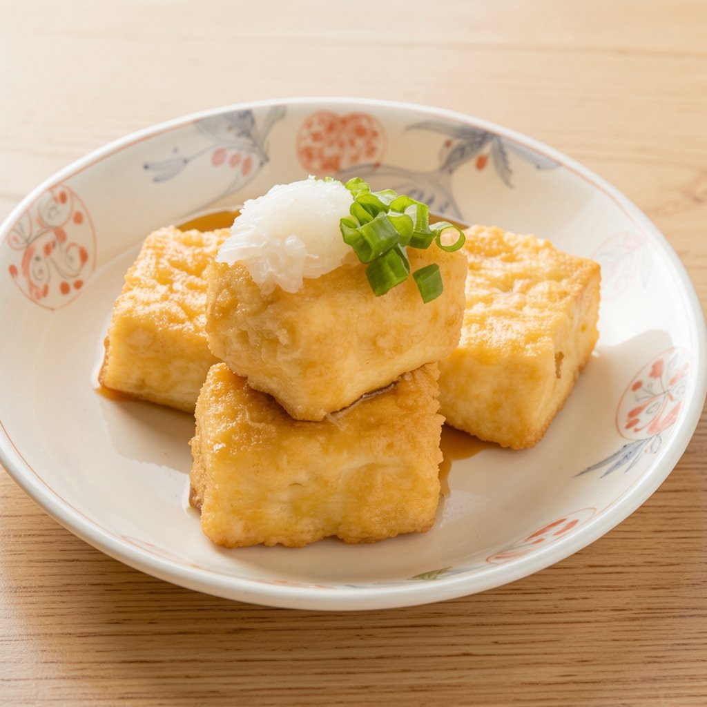 Crispiest Fried Agedashi Tofu
