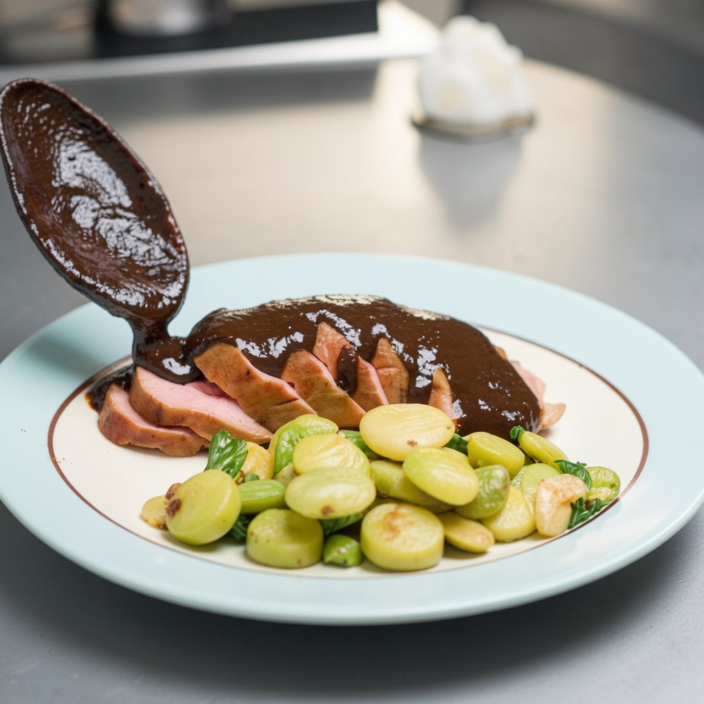 Weeknight Mole Poblano with Pork Tenderloin