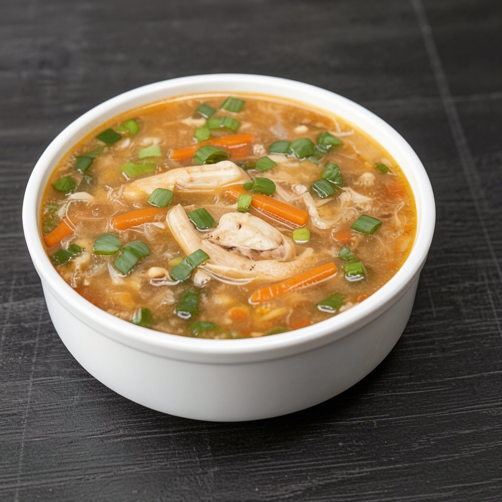 Chinese Chicken Hot and Sour Soup