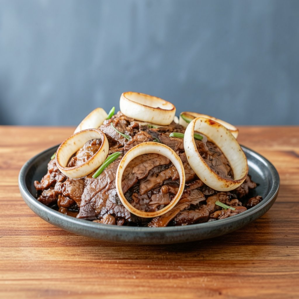 Filipino Beef Steak (Bistek Tagalog)