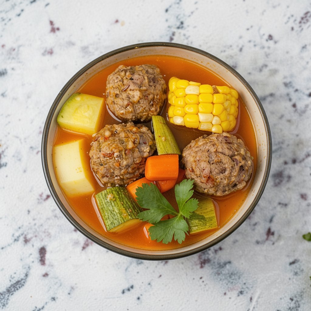 Caldo de Albondigas