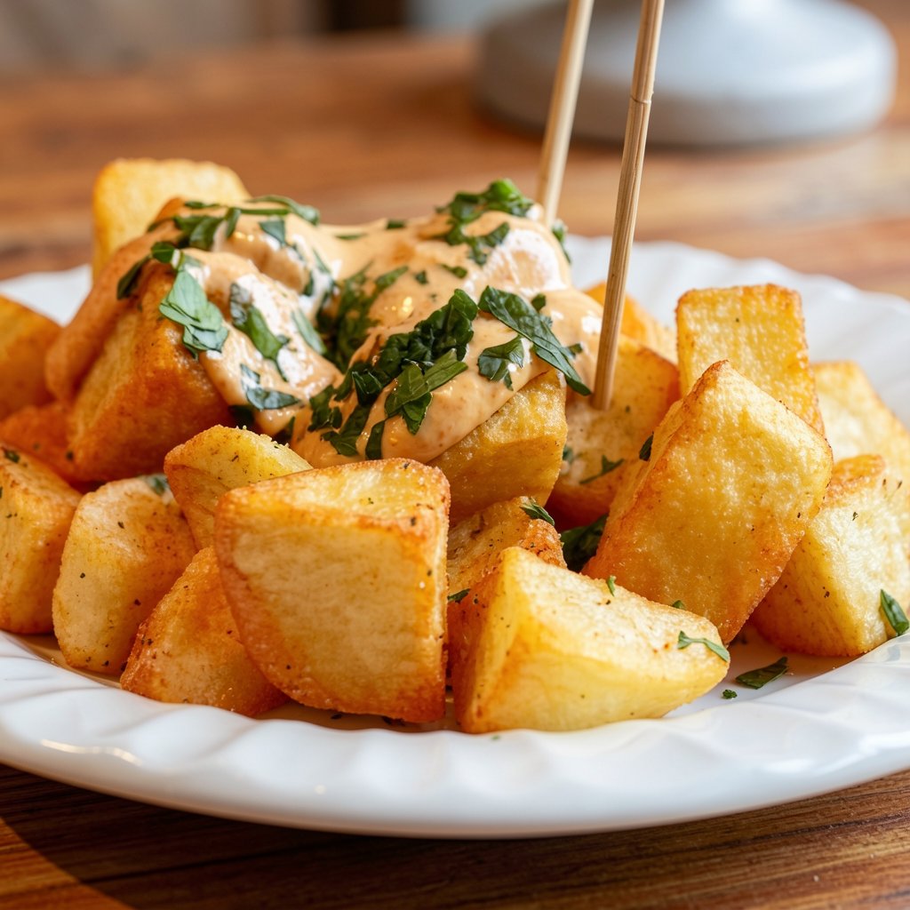 Patatas Bravas with Spicy Aioli