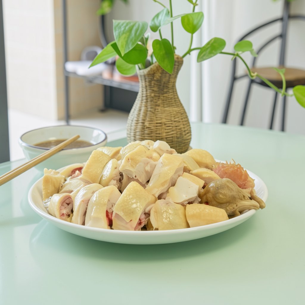 Hainanese Poached Chicken