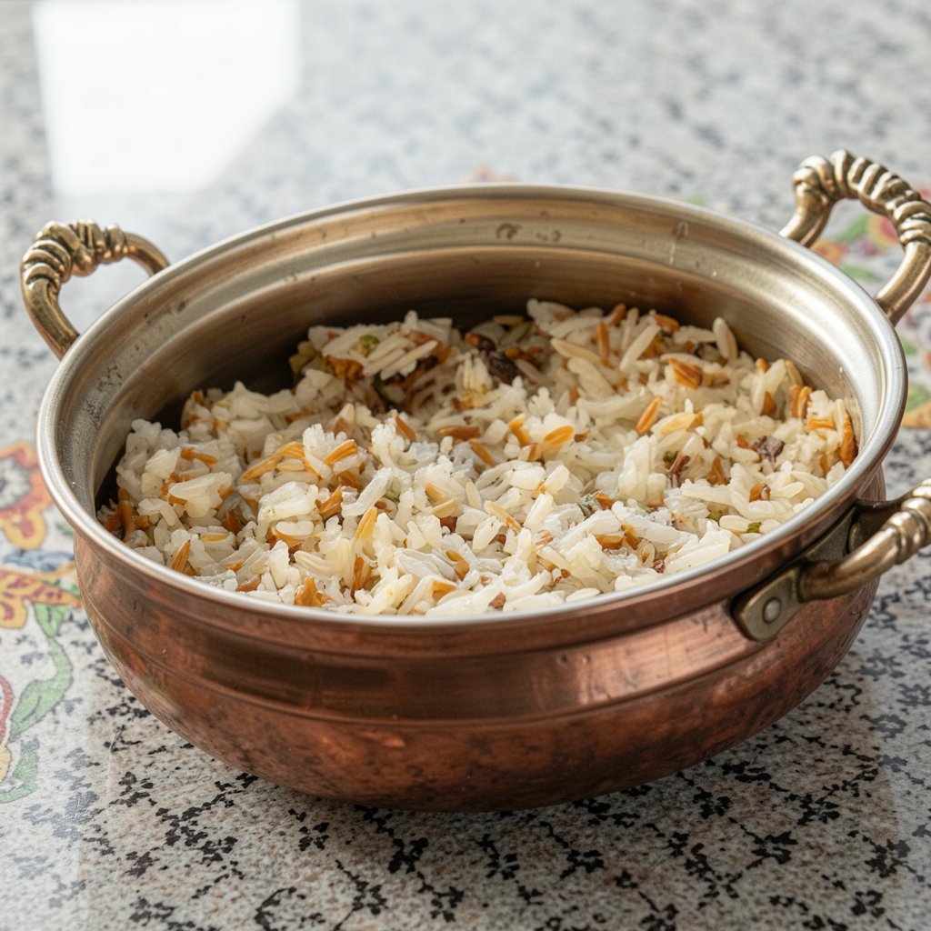 Turkish Pilav Rice With Orzo
