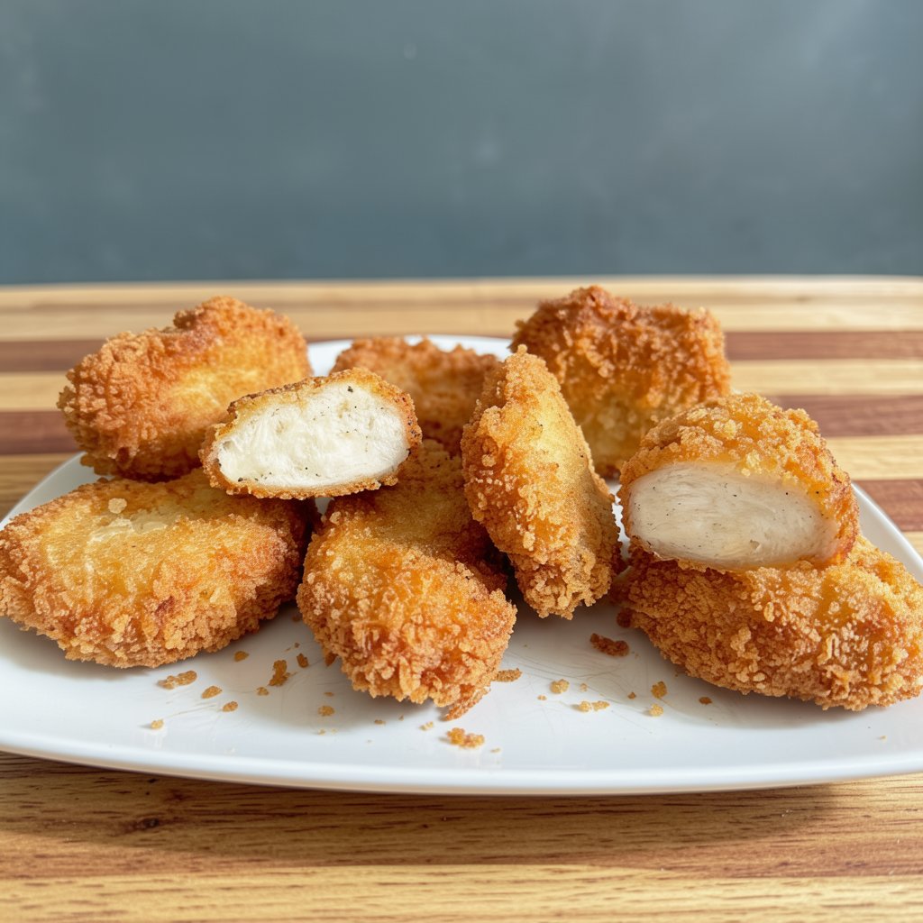 Home Made Crispy Chicken Nuggets