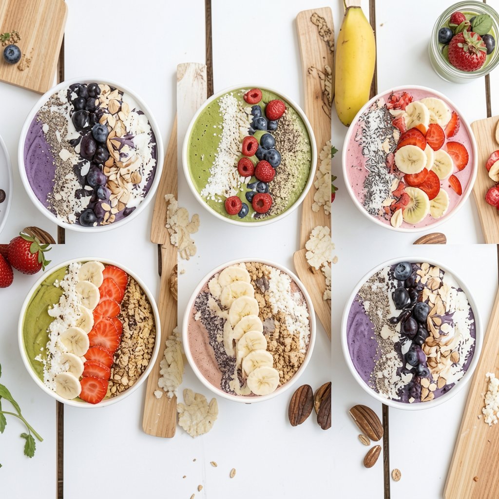 5 Healthy Smoothie Bowls