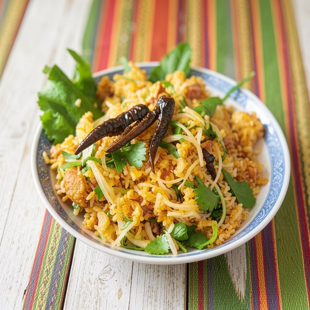 Nam Khao | Lao Crispy Fried Rice